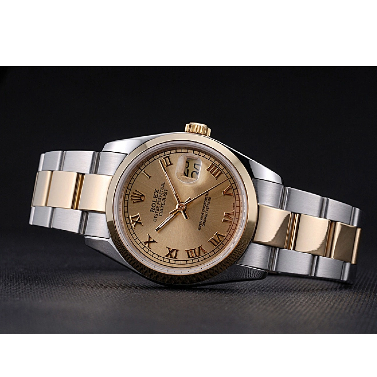 Aaa replica And 622265 Gold Datejust Dial Rolex Steel Case Gold Stainless 0601